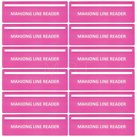 Plastic Mahjong Rules Reader AJEW-WH0796-53C-1