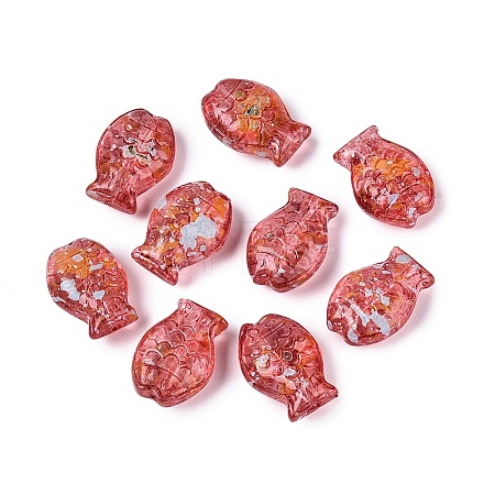 Picasso Transparent Glass Beads SEED-Q039-03C-1