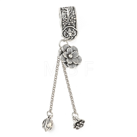 Tibetan Style Alloy Big Pendants FIND-H056-06AS-1