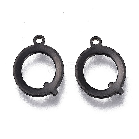 304 Stainless Steel Charms LS-STAS-H112-Q-EB-1