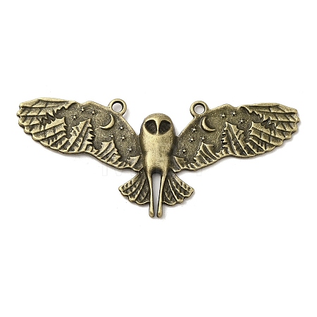 Tibetan Style Alloy Big Pendants X-PALLOY-M217-37AB-1