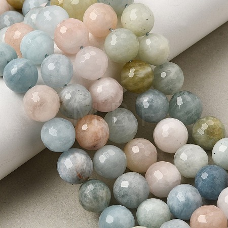 Natural Morganite Beads Strands GG-CBA0166-A01-12mm-1
