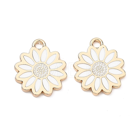 Alloy Enamel Pendants ENAM-G235-04G-01-1