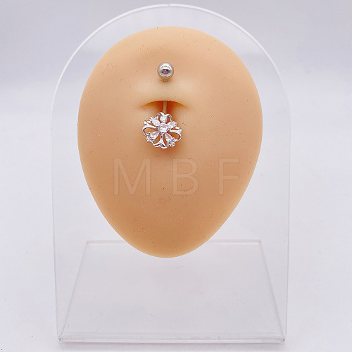 316L Surgical Stainless Steel Belly Rings WGDD0AB-05-1