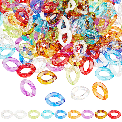 Transparent Acrylic Linking Rings OACR-FH0001-010-1