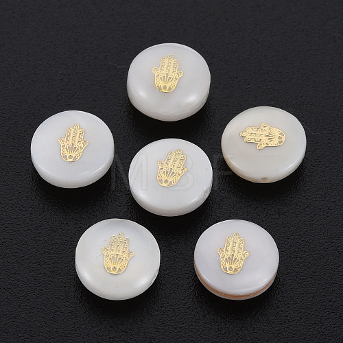 Natural Freshwater Shell Beads SHEL-S278-052-1