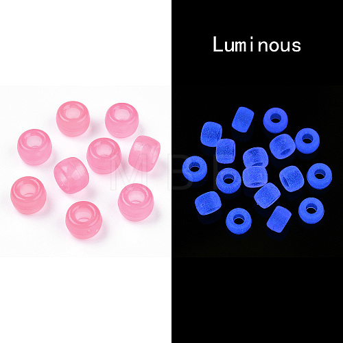 Transparent & Luminous Plastic Beads KY-T025-01-H06-1