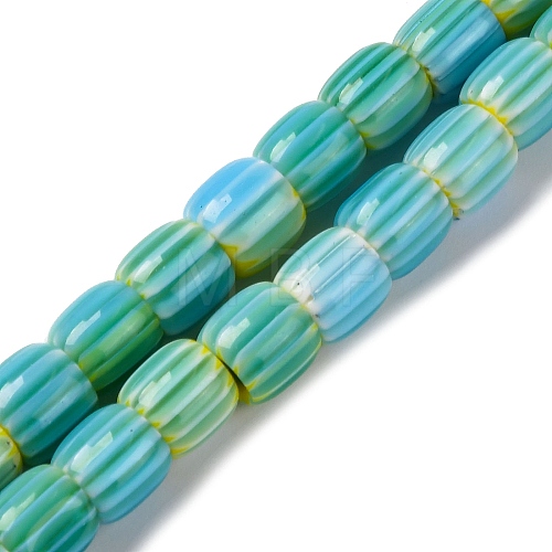 Handmade Lampwork Beads Strands LAMP-K041-01B-23-1