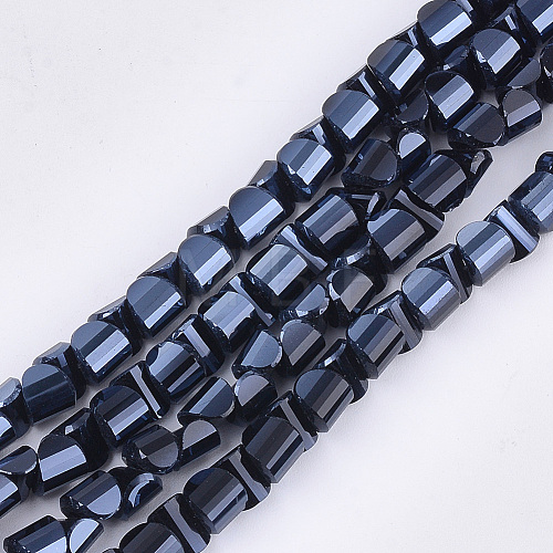 Electroplate Glass Beads Strands EGLA-S179-01A-A06-1