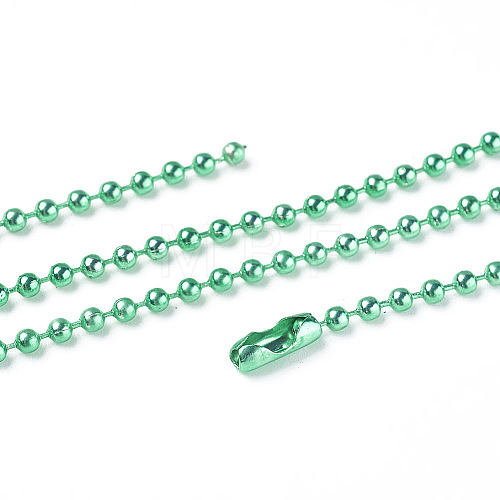 Iron Ball Bead Chains CH-E002-2.4mm-Y09A-1