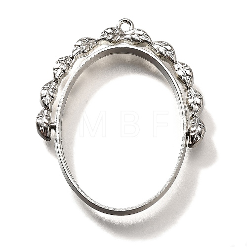 Alloy Open Back Bezel Pendants PALLOY-I223-18P-1