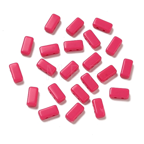 Opaque Acrylic Beads OACR-M018-02B-1