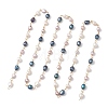 Nuggets Natural Cultured Freshwater Pearl Handmade Beaded Chains AJEW-JB01535-2