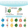 20Pcs Handmade Millefiori Glass Charms PALLOY-TADJ00004-3