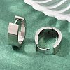 201 Stainless Steel Hoop Earrings EJEW-T056-03P-05-1