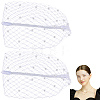 Polyester Mesh Veil Headband OHAR-WH0015-29B-1