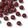 30Pcs Pave Disco Ball Beads RB-YW0001-14O-1