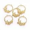 Alloy Open Back Bezel Pendants LS-PALLOY-P180-04G-1