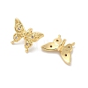 Brass Micro Pave Cubic Zirconia Beads KK-B166-10G-2