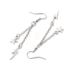 304 Stainless Steel Dangle Earrings EJEW-JE06048-5