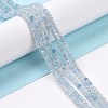 Natural Aquamarine Beads Strand G-E591-02-2