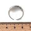 304 Stainless Steel Cuff Open Rings LS-STAS-H259-05P-5