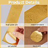 CRASPIRE 40 Sheets 4 Styles Self Adhesive Gold Foil Embossed Stickers DIY-CP0010-43-6