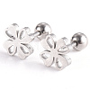 201 Stainless Steel Barbell Cartilage Earrings EJEW-R147-12-1