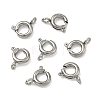 Non-Tarnish 316 Stainless Steel Spring Ring Clasps STAS-B072-08P-01-1