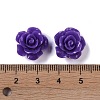 Synthetic Coral 3D Flower Rose Beads CORA-A005-14mm-19-3