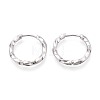 304 Stainless Steel Hoop Earrings STAS-T074-50P-1