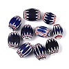 Handmade Millefiori Glass Barrel Beads LA-N002-31A-1