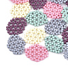 Spray Painted Acrylic Woven Beads FIND-T044-30-1