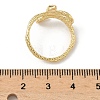 Brass Cuff Rings RJEW-Z101-03G-5