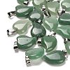 Natural Green Aventurine Pendants G-B127-11P-05-1