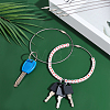 20Pcs 304 Stainless Steel Cable Wire Keychain AJEW-GA0006-85-4