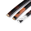 5M Flat Leopard Print PU Leather Double Fold Bias Tape LC-N006-03A-2