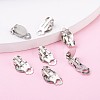 Iron Clip-on Earring Settings X-IFIN-R204-09-4