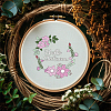 4 Sheets 11.6x8.2 Inch Stick and Stitch Embroidery Patterns DIY-WH0455-177-4