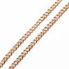 304 Stainless Steel Curb Chain Necklaces NJEW-P147-04G-2
