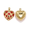 Rack Plating Brass Enamel Pendants KK-F832-04-G-3