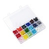 18 Colors Electroplate Glass Beads EGLA-X0006-03B-8mm-2