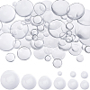 126Pcs 9 Styles Transparent Glass Cabochons GGLA-SP0001-03-1