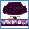 2 Yards Polyester Ruffled Trimming DIY-PH0038-24B-2