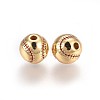 Brass Enamel Beads LS-KK-L179-06G-2