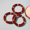 3Pcs Tube Alloy & Resin & CCB Plastic Beaded Strertch Bracelets for Women FS-WG2018E-02-1
