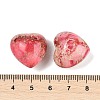 Dyed Natural Imperial Jasper Heart Palm Stone G-Q021-03C-3