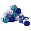 12 Skeins 4 Colors 4-Ply 60%Polyester 40%Acrylic Blended Yarn OCOR-FS0001-07D-1