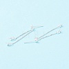 925 Sterling Silver Stud Earring Findings STER-P047-11B-S-3