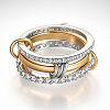 Ring Alloy with Crystal Rhinestone Finger Rings FS-WGDB9DD-04-1